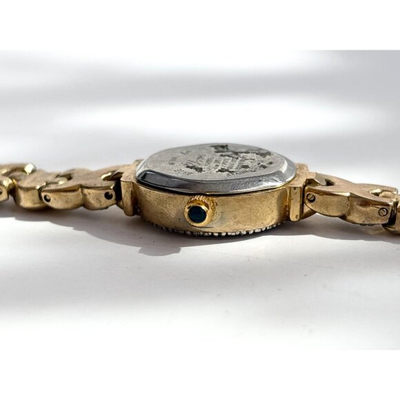 Tres XOXO Genuine Diamond Dual Toned Ladies Vintage Wristwatch - 18mm - WORKS! - Picture 13 of 14